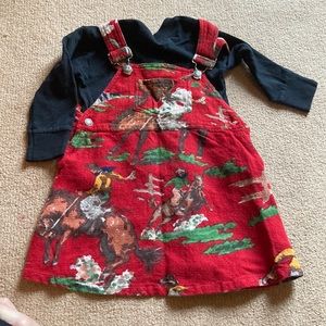 Western inspired girls dress